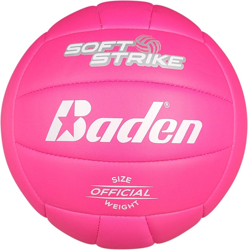 Baden | Soft Strike | Cushioned Synthetic Leather Recreational Volleyball | Indoor/Outdoor for Beginners & Youth | Official Size - Image 1